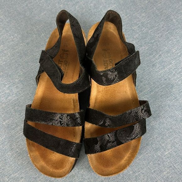 NAOT Footwear Arch Support Women's Kayla Sandal In Black Size 7/7.5 - Picture 6 of 10